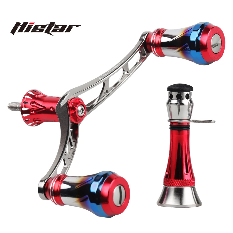 HISTAR OEM High Strength Light Weight Aeronautical Aluminum Exquisite Metal Knob NMB Bearings Spinning Fishing Rocker Arm