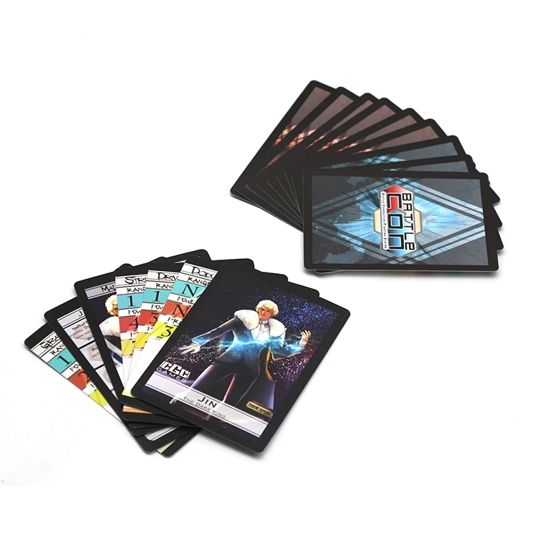  OEM print service blue core made playing cards for adult board game custom CMYK