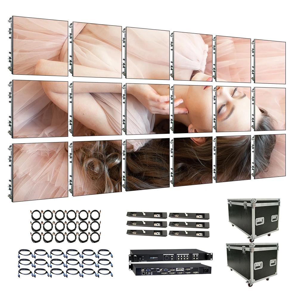 RTAYBO HD Ultra-thin Indoor Outdoor Led Screen Stage Background Rental Video wall P2.6 P2.9 P3.9 Price LED Display Panel screen