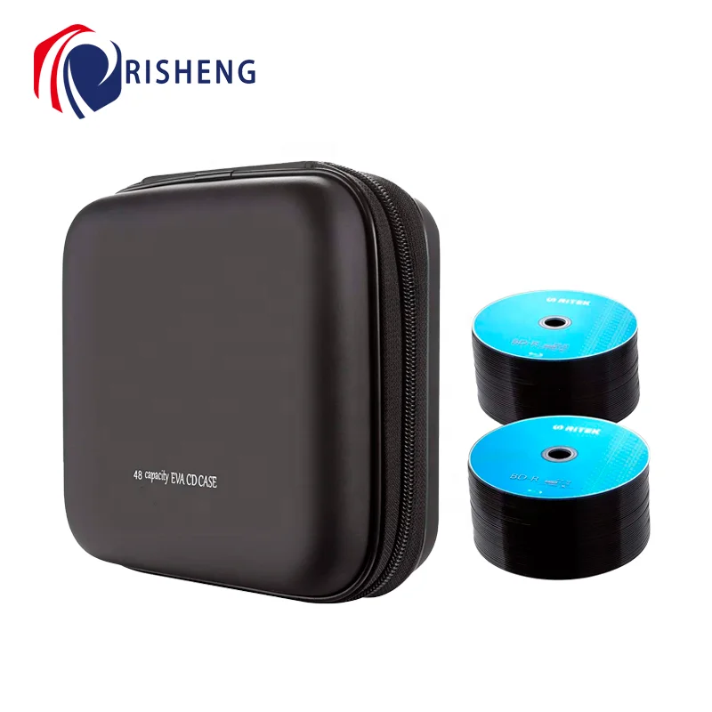 Capacity CD Case Blu Ray Case Holder Movie Music Media Disc Wallet Hardshell DVD VCD Binder Storage Box  For Car Home Office