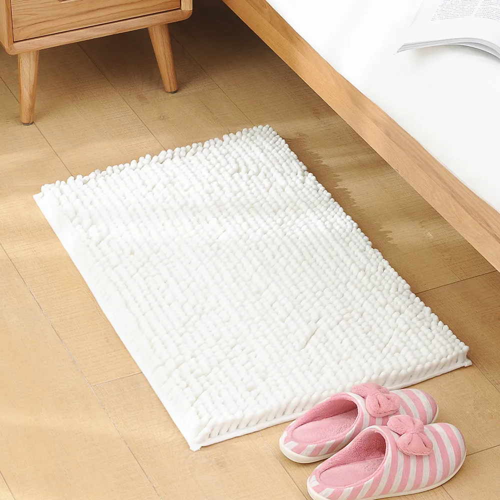 2023 New Fashion Thickened Soft Comfortable Non-toxic Chenille Bath Mat