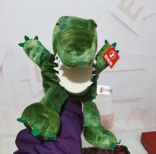 Ventriloquism hand puppets toys kindergarten show hand-controlled gloves storytelling animal mouths move parent-child games toy