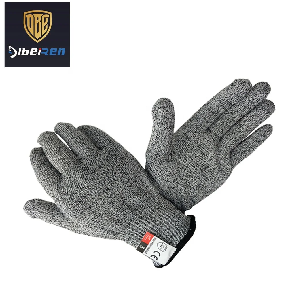 Food Grade Level 5 Proof Safety Hand Protection Yard Work Kitchen Anti Cut Resistant Gloves for Cutting