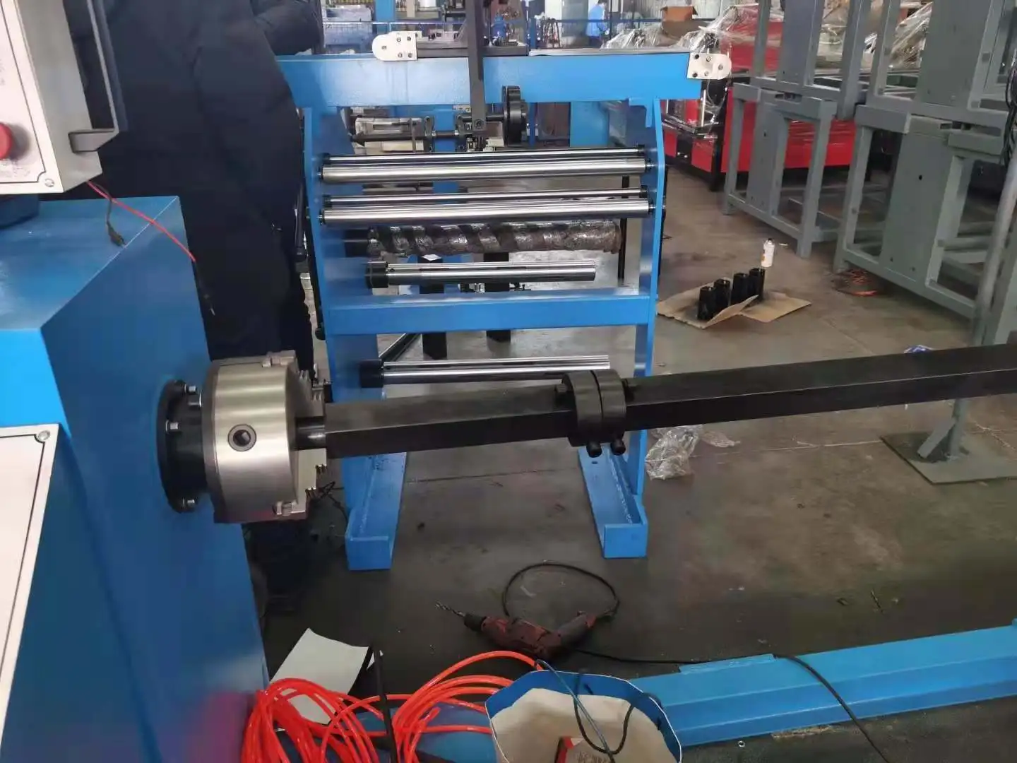 Transformer Automatic Winding Machine CNC Horizontal High and Low Voltage Metal for Copper 0-240 R/min DSRX-800 Provided 0.01mm