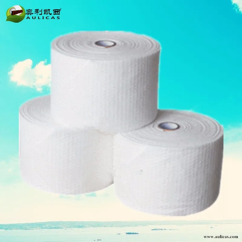 China Factory Zero Addition Roll Cloth Towel Super Soft Fabric Rolls for Wet Napkin Machine With 16m Each