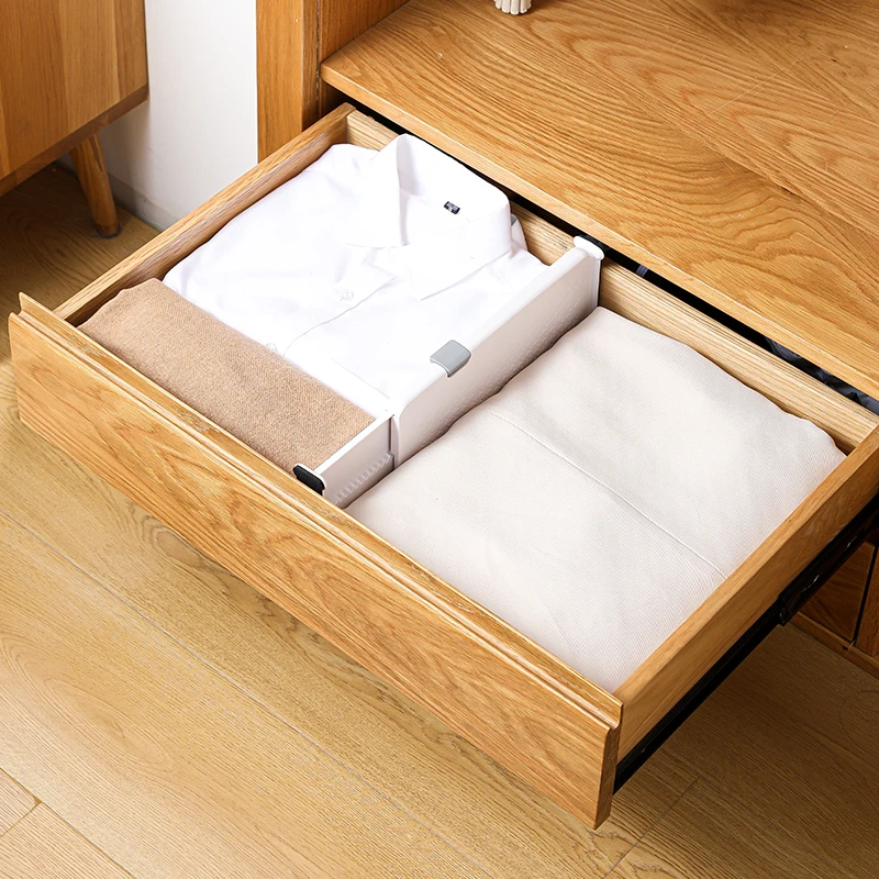 Kitchen Utensils Classification Thickened partition board ABS Material White Drawer Divider Organizer