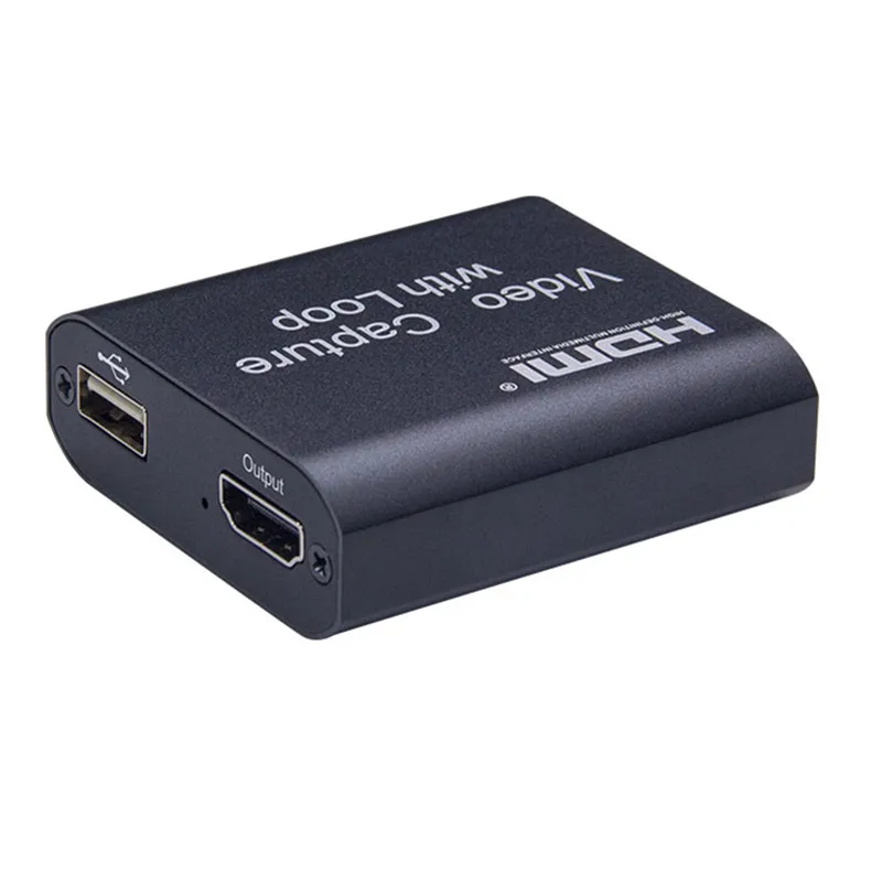 HD1080P 4K HDMI-compatible Video Capture Card  USB 2.0 Video Capture Board Game Record Live Streaming Broadcast TV Local Loop