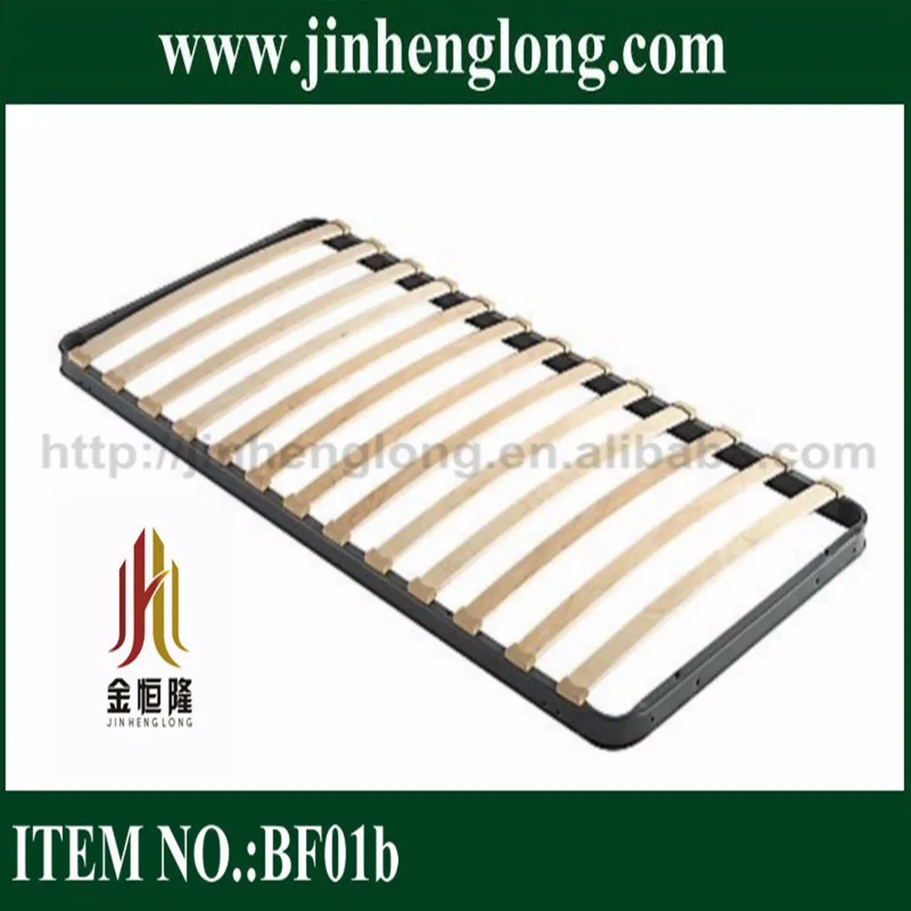 Hot Sell Wooden Slat Metal Bed Frame