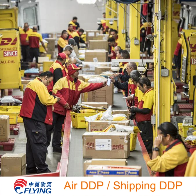 Shenzhen freight forwarding DHL UPS FEDEX express Air and sea DDP to all countries in the world to send to the door