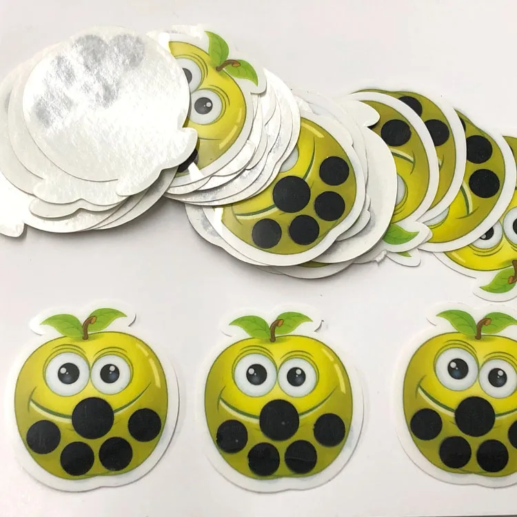 2023 new Cartoon shape Baby Forehead Fever Thermometer Sticker Liquid crystal thermometers for Children