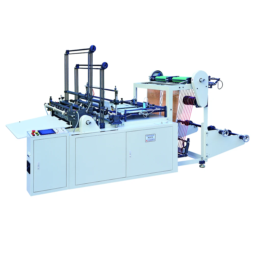 Super September Discounted high speed one-layer two-line plastic packaging bottom sealing bag making machine