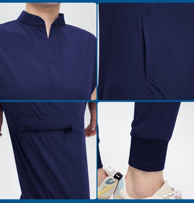 Customized Best Selling Spandex Top And Pants Medical Nursing Scrubs Uniforms Jogger Sets