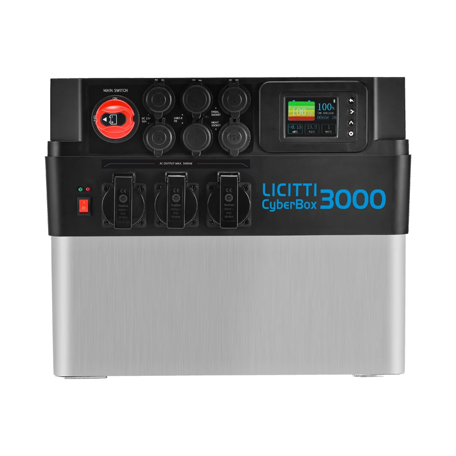 3000w inverter electric lifepo4 battery generator AC 220v portable power station 2000w with remote app function