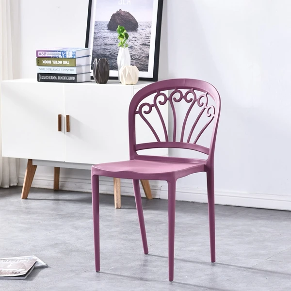 NEW design polypropylene dining room full plastic chairs family dinner used kitchen dining chairs