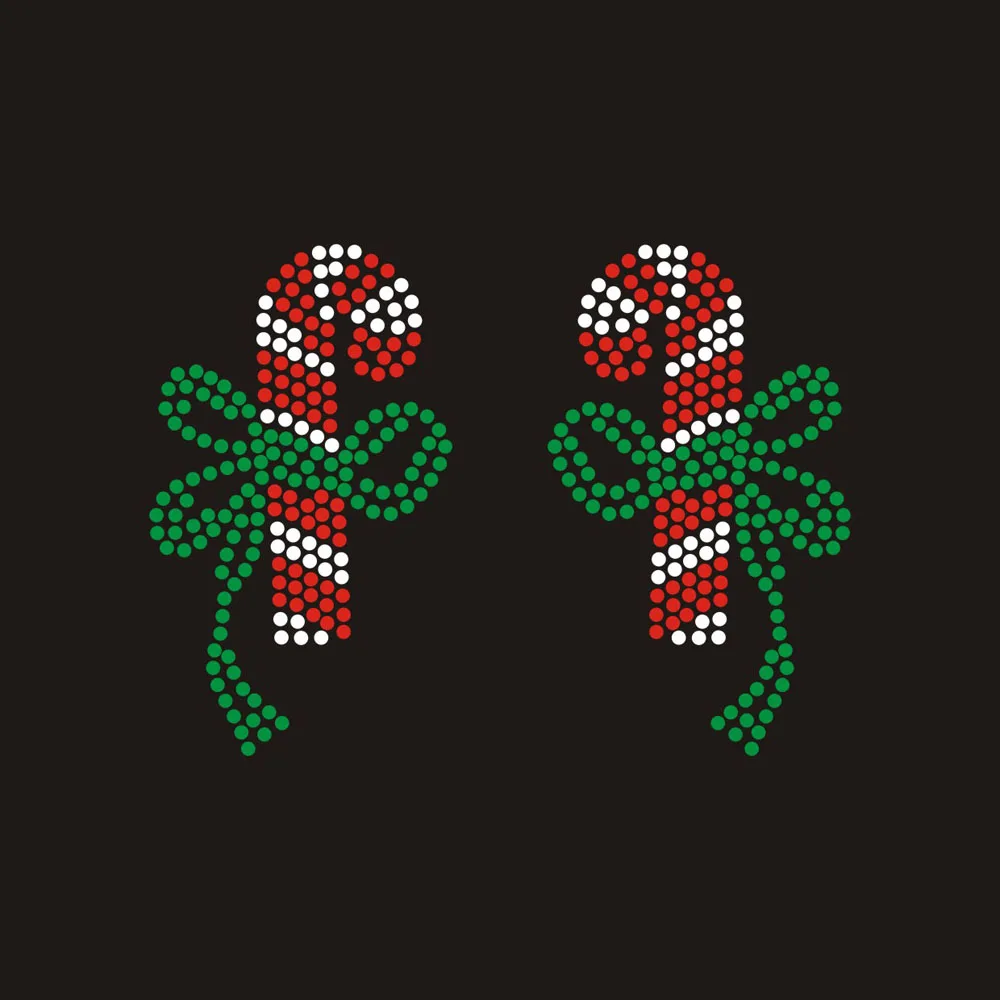 Christmas Designs Rhinestone Heat Transfer Wholesale Custom Iron on Heat Transfer Rhinestone