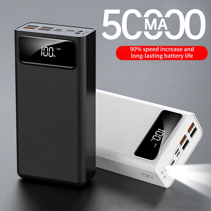 50000mah Power Banks & Power Station Consumer Electronics Outdoor Fast Charging Power Bank