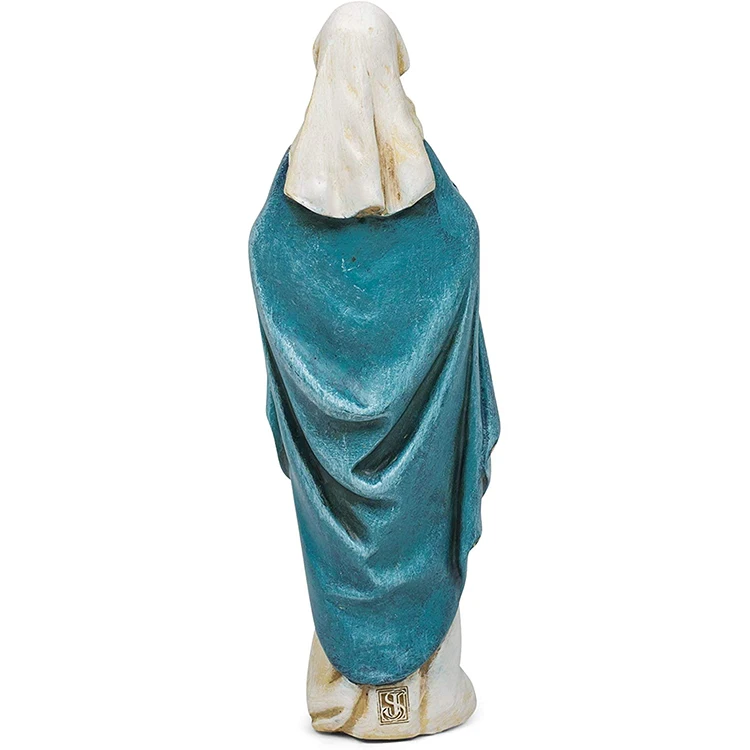 hot sale accept custom respectful polyresin Virgin Mary statue