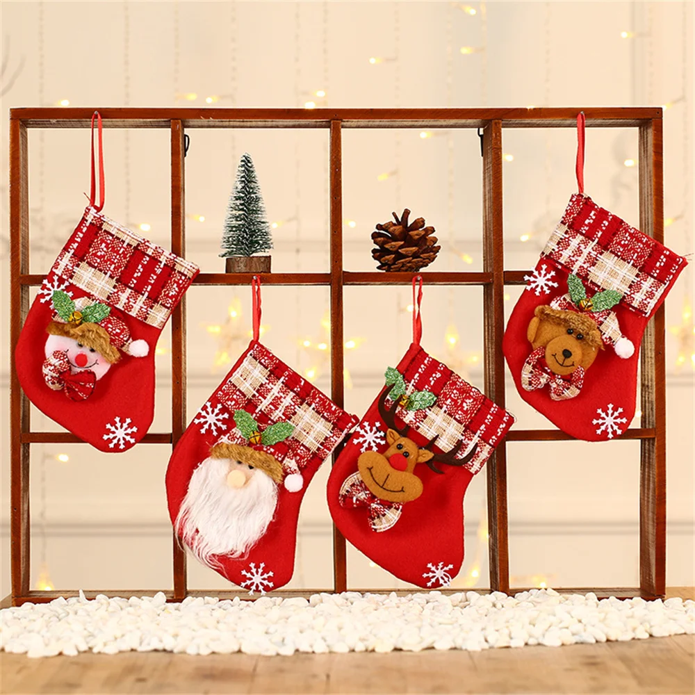 Ornaments regalos para navidad Xmas Dolls Eve Bulk Christmas Stockings, modern christmas decoration, christmas decoration dolls