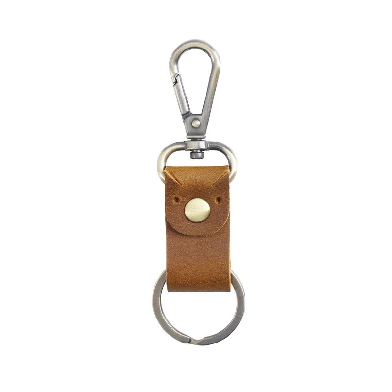 ya439 Lovely Design Key Ring Wholesale Genuine Leather Keychain for Car Key Chain