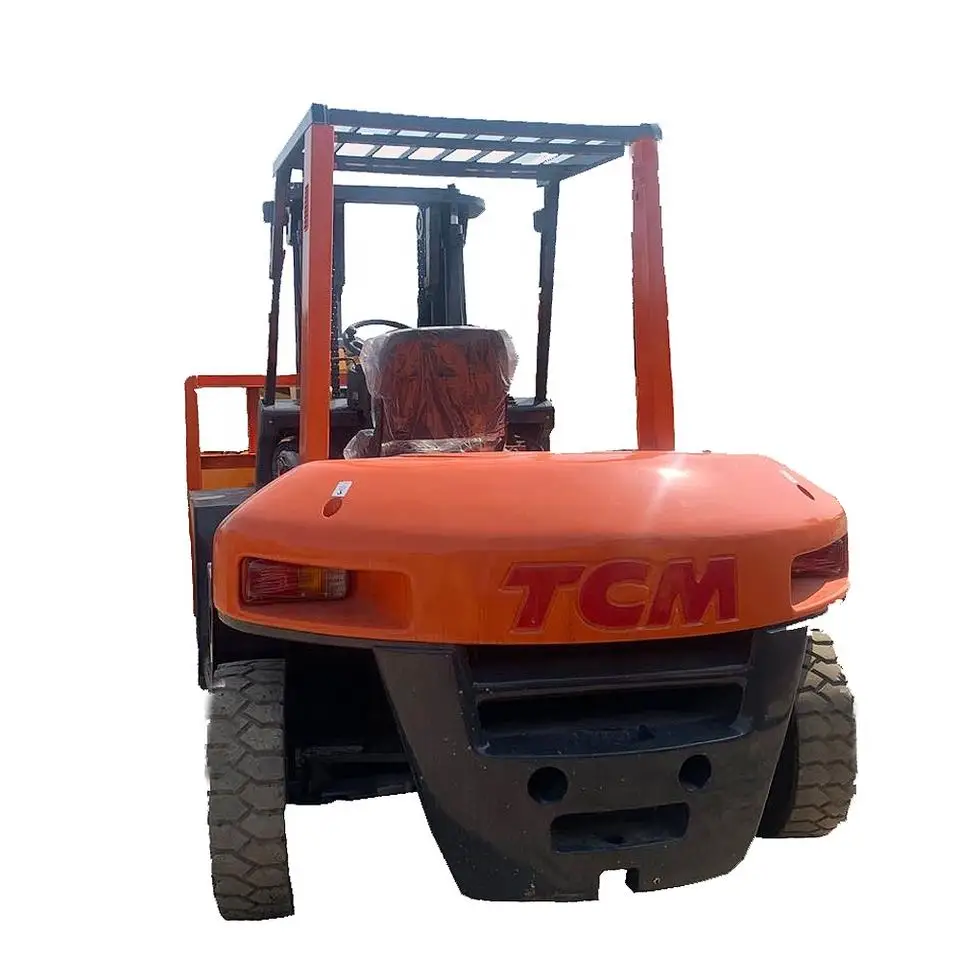 Used Forklift TCM7 ton,japan tcm fd30 diesel forklift with good working efficiency hot sale in shanghai