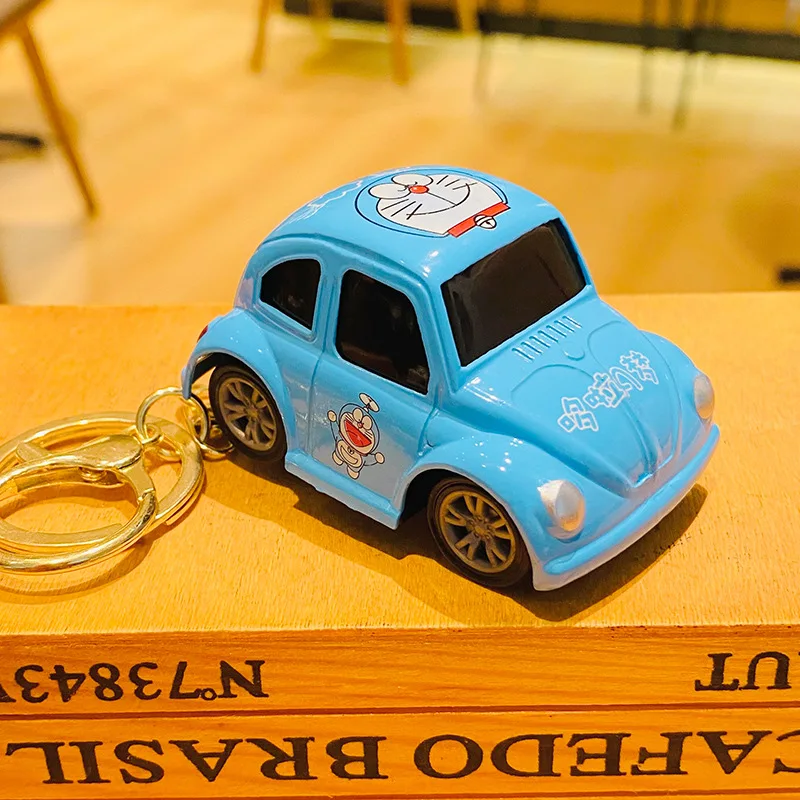 Cartoon car school bus decompression toy keychain toy wholesale