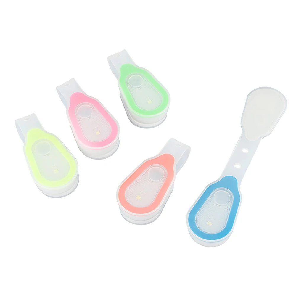 Магнитный светодиодный фонарик с клипсой, безопасный силиконовый ночник для прогулок, бега, уличных медсестер, Hands Free