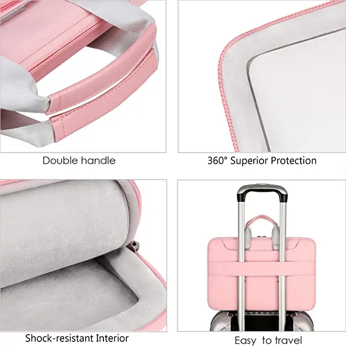 Pink Protective Laptop Shoulder Messenger Bag Sleeve Case business laptop bags for 13 Inch