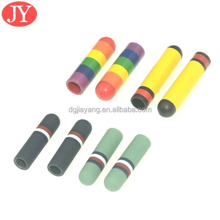 ABS rubber coating plastic aglet cord custom logo hoodies aglet ends hard plastic shoelace tips
