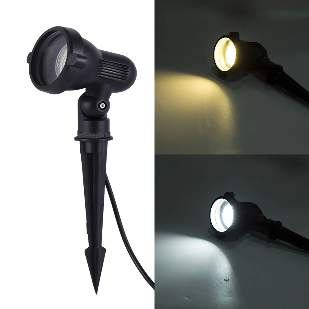 110V 220V DC12V DC24V Spot Lights Outdoor lighting Classic black Garden Spike Light IP68 outdoor landscape spot Lamp