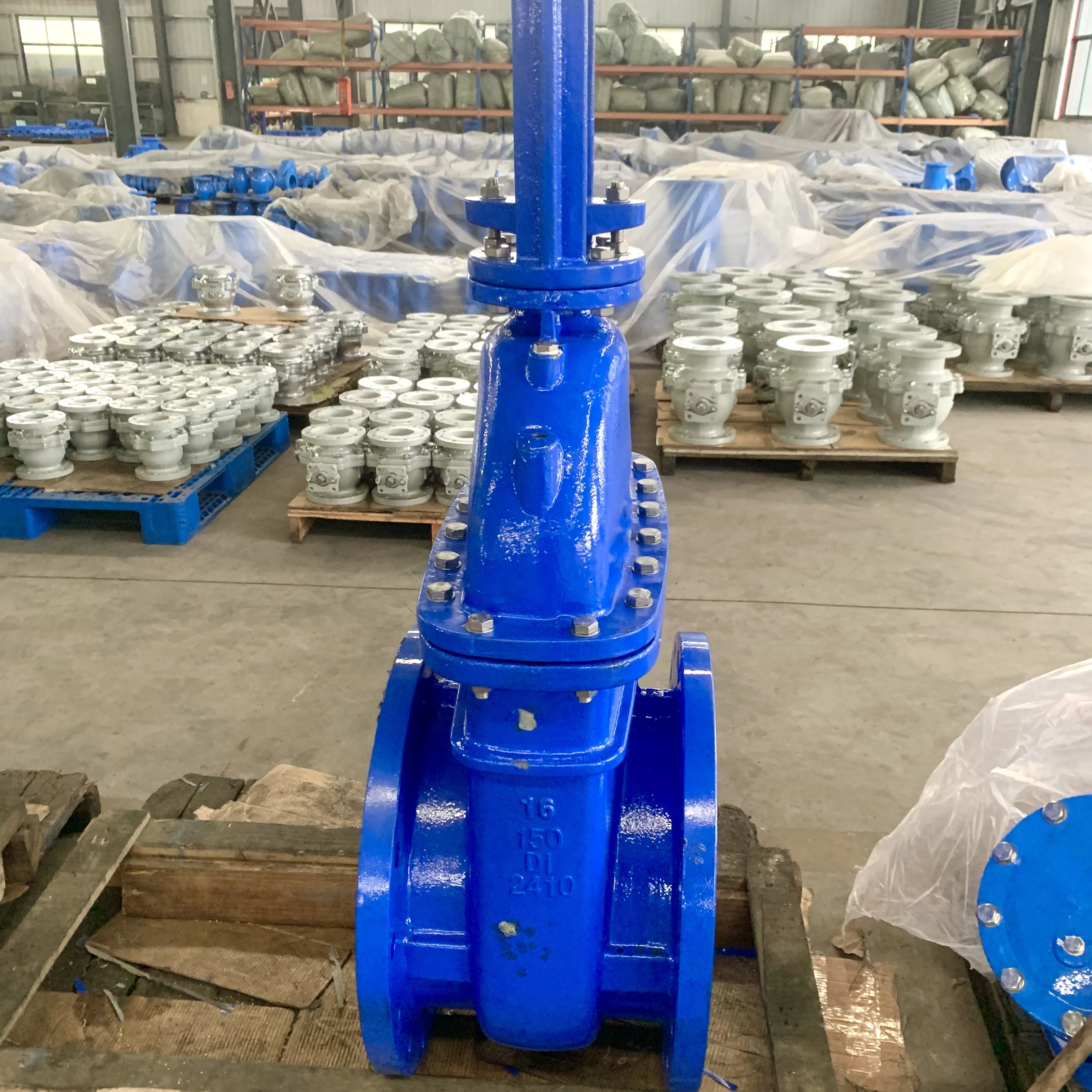 DIEN 1171N3352 Resilient Seated Gate Valve Big Size DN350-DN800 Manual Hydraulic Pneumatic Water High Temperature General Oil