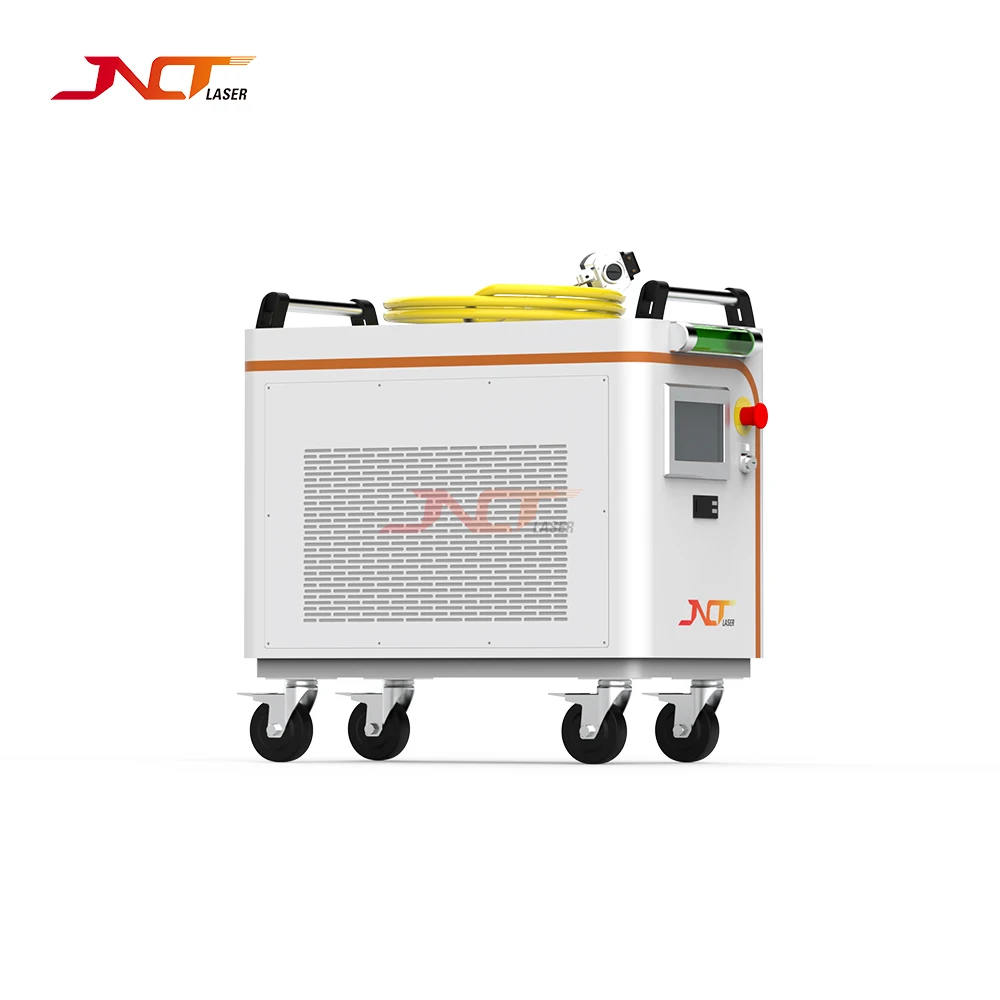 portable laser cleaning machine rust oil paint remove from metal wood laser machine 300w pulse cleaning rust cleaning laser