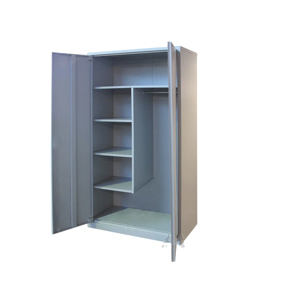 Bedroom Door Dressing Steel Iron Almirah Price Model India Metal Cloth Cupboard Design