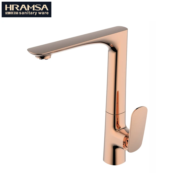 Perfect 59 copper high quality Kitchen faucet with rotary spout HRAMSA sanitary ware kaiping faucet factory