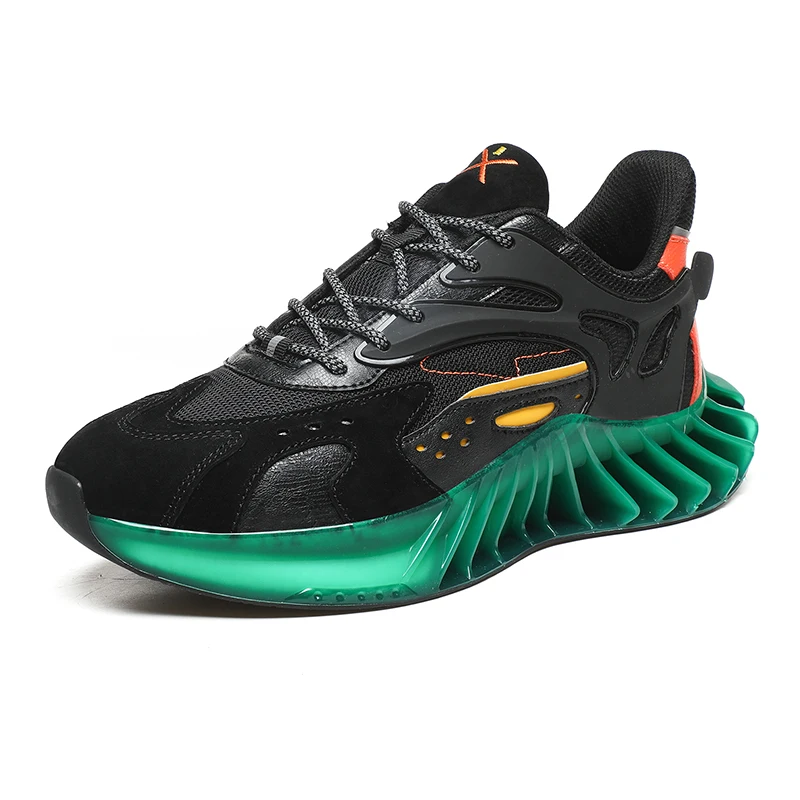 Оптовая продажа весенняя обувь Беговая подошва спортивная для тренировок мужские кроссовки бренд в Китае под заказ