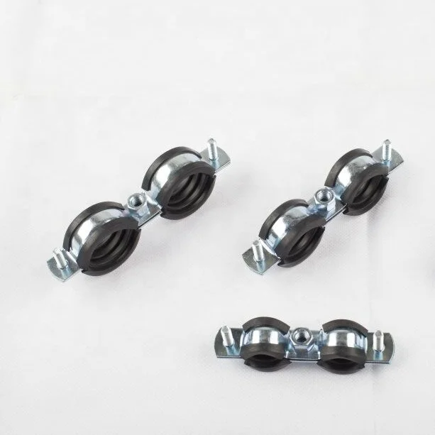 
Kingfix Clamps Rubber Clamp With Bolts and Nuts Thread Rod 