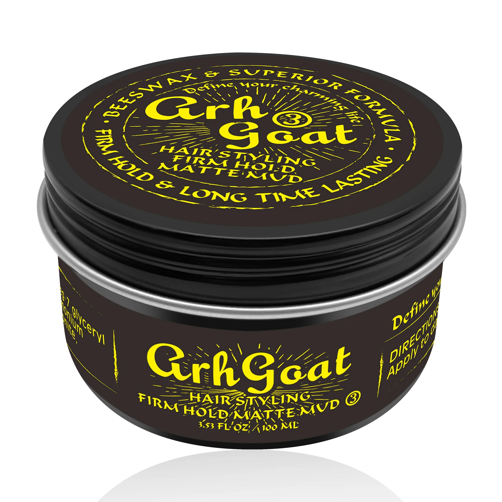 natural men hair pomade private label hair grease  strong customize hair wax