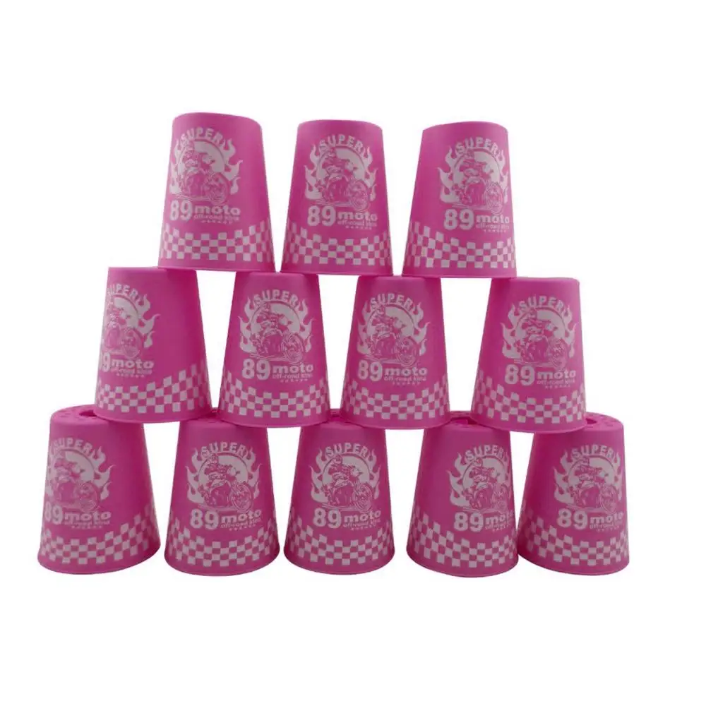 12 PCS Mixed Colors Sports Quick Stack Cup Training Sports Stacking Cups