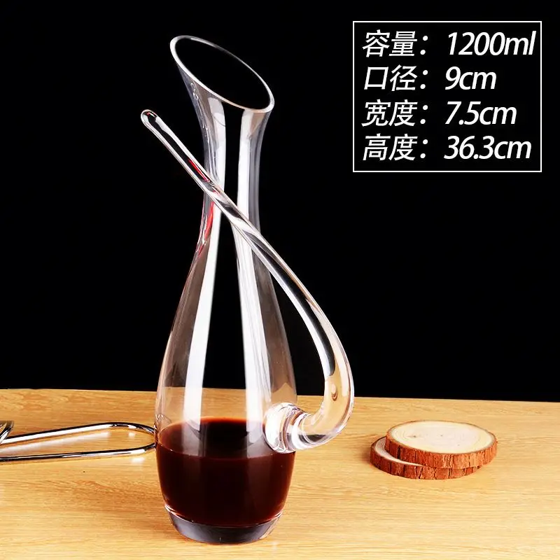 glass bottle wine decanter poure with glass stopper