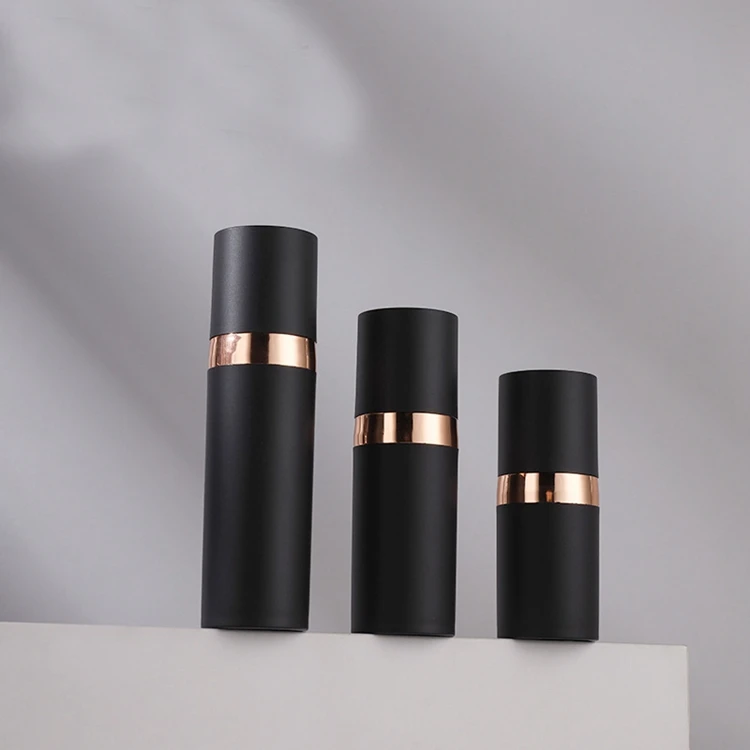 Round 15ml 30ml 50ml Cream Liquid Serum Travel Cosmetic Spray Plastic Containers Airless Pump Bottle Lotion Bottle