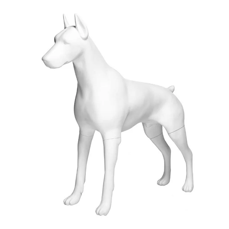 Custom Wholesale Life size Dog Mannequins Large Dog Harness Display Model