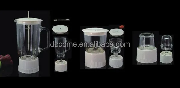 BPA-free Plastic Blender Jar Base with Stainless Steel Blade Gasket 176 National Blender Base Parts Replacement