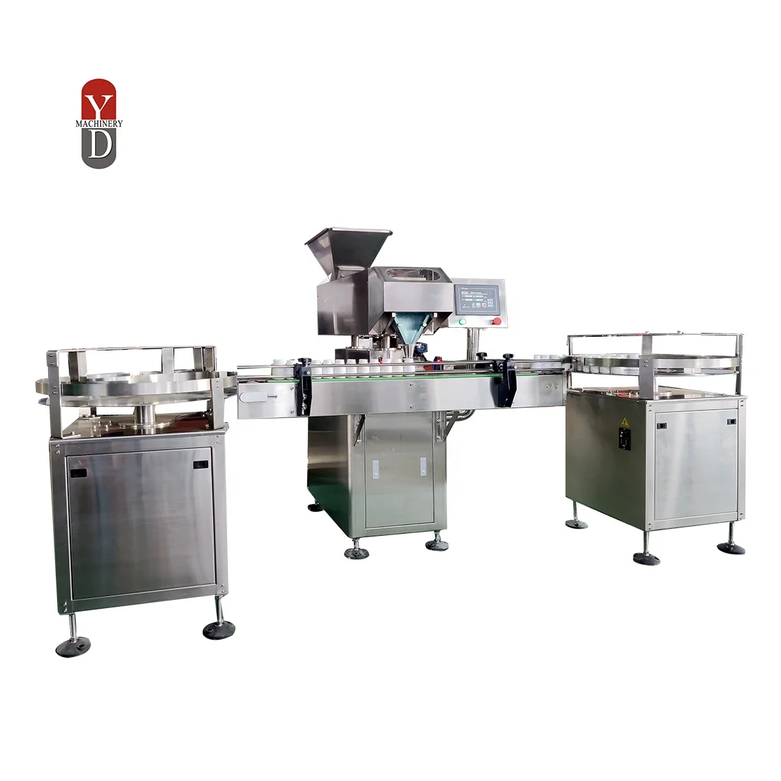 YD-8 Fully automatic electronic capsule /tablet/candy/grain counting machine with two turntable