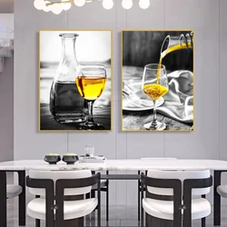 Creative Wine Glass Picture Home Dining Kitchen Combination Wall Painting Wall Painting