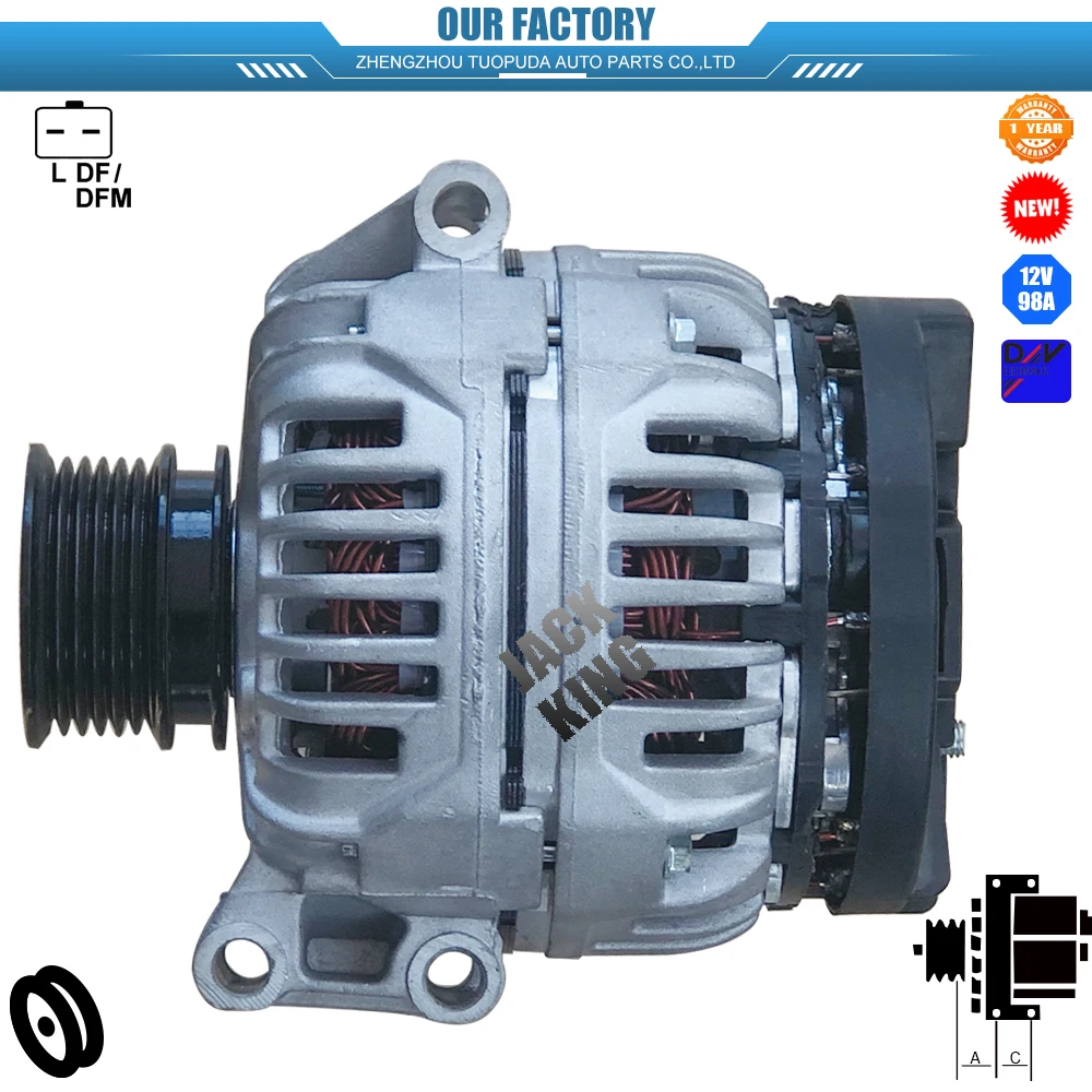 0124415007 0124415043 0124415046 0124415047 0986041850 NEW ALTERNATOR FOR RENAULT LOGAN I 1.6 LS 2004- 1598CCM K7M