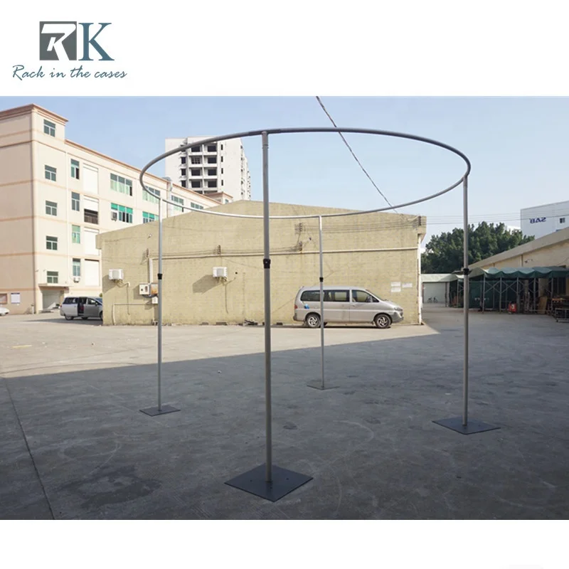 Exhibition Booths Curtain Adjustable Pipe and Drape Uprights Backdrop for Outdoor Indoor