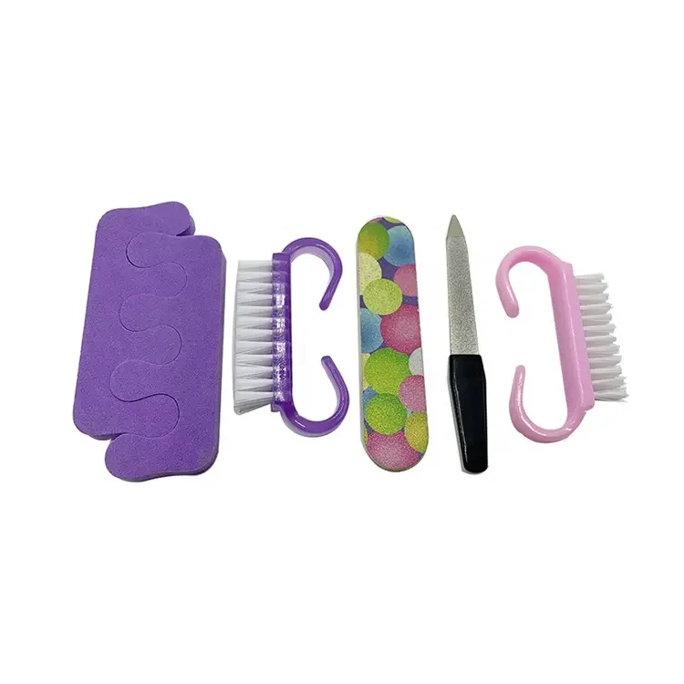 Wholesale Cheap Price Salon Tool 4PCS Disposable Nail Pedicure And Manicure Tools Set With Toe Separator
