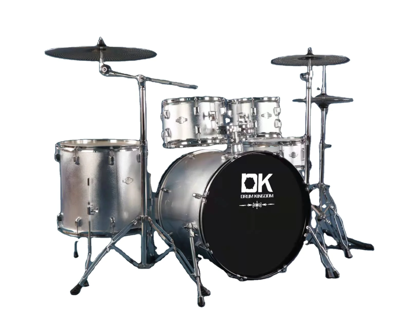 Poplar wood shell musical instrument acustic drum set