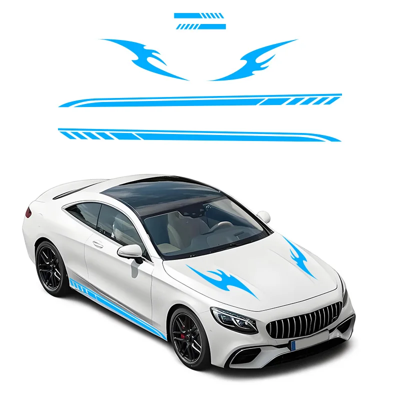 Car Stickers For Mercedes Benz Smart Forease Fortwo Fourjoy Forspeed Graphics Stripes Style Vinyl Decals Auto Tuning Accessories