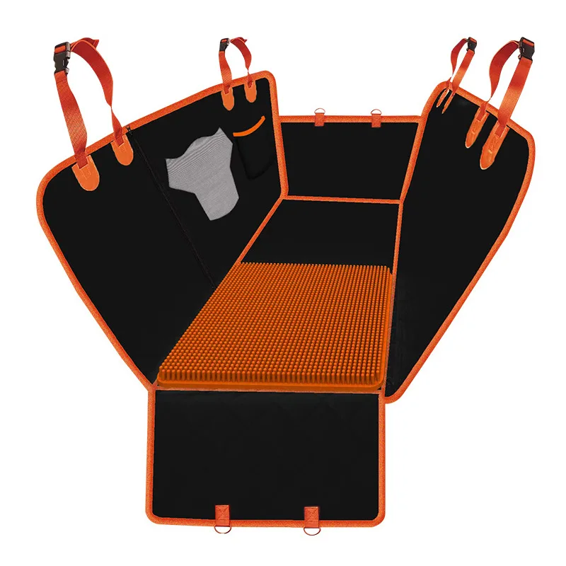 Factory Supply non-slip quilted pet travel waterproof eco friendly dog pet car seat cover with sniffing mat for car