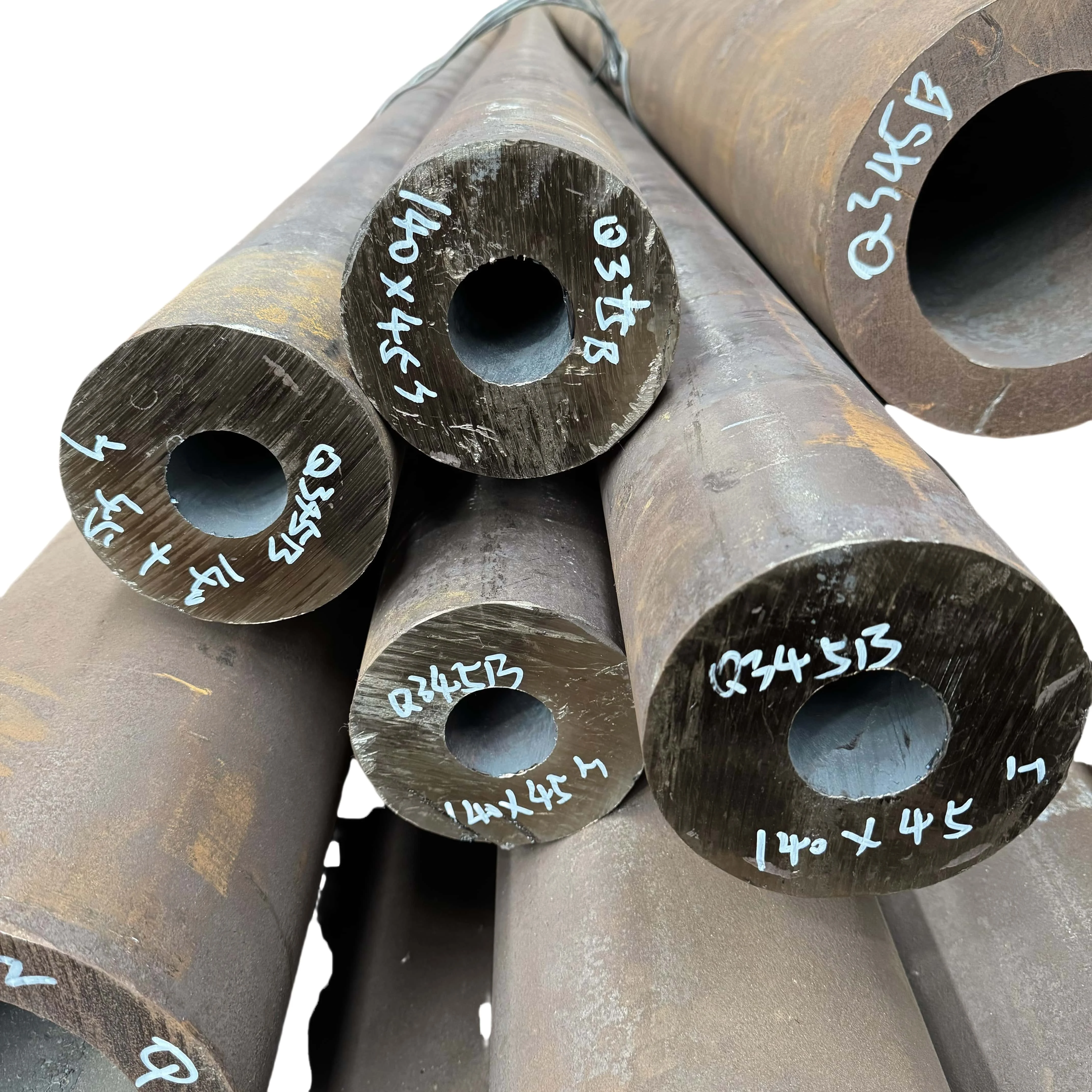 Factory Direct Sales Hot Rolled Q235 Q275 Q345 10mm 30mm 50mm carbon steel seamless pipe